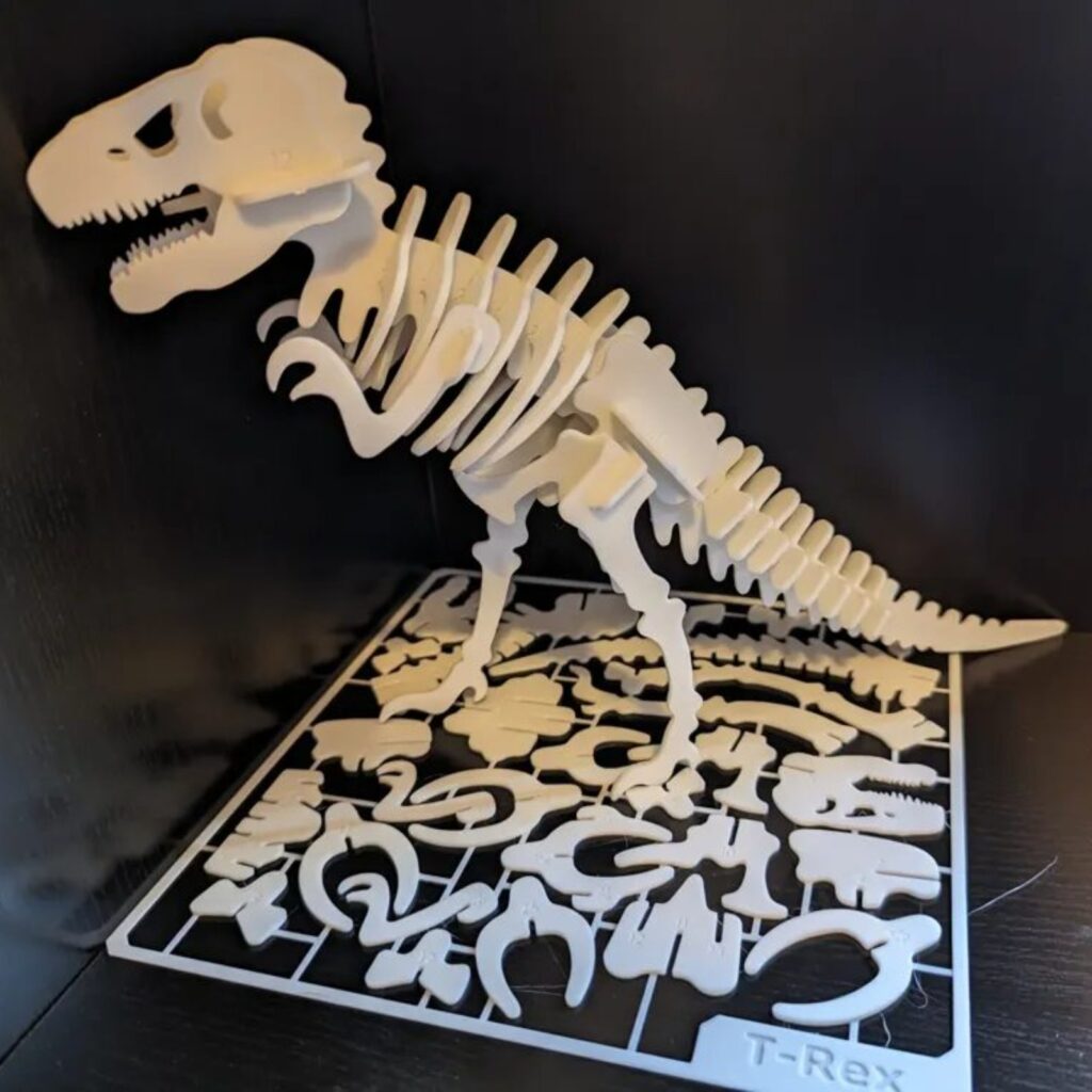 Kit de Cartão de Esqueleto de T-Rex